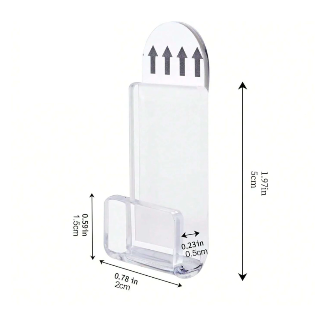 Acrylic Vinyl Record Wall Mounts (12-Pack, No-Drill, Renter-Friendly)